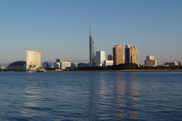 Obraz premium 福岡シーサイド百道 愛宕浜