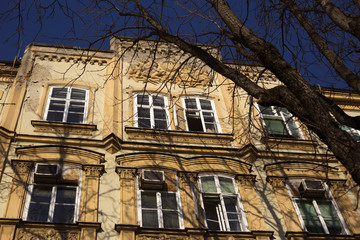 Old building in Zagreb, Croatia