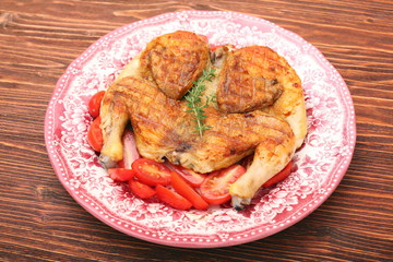 Grilled chicken Tabaka