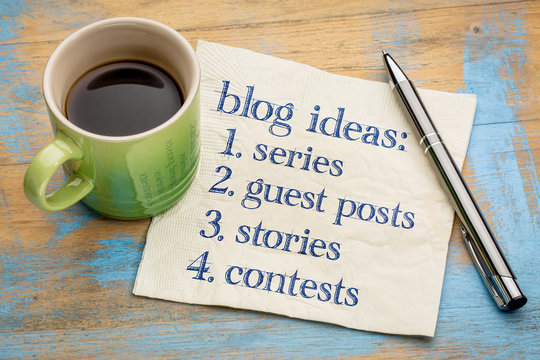 Blogging ideas list