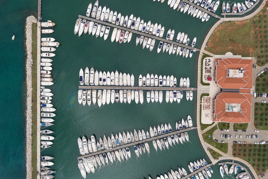 Novigrad Marina Croatia Aerial Drone Photo