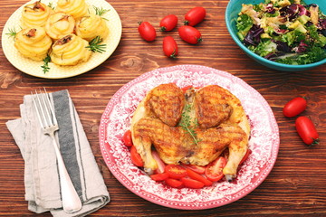 Grilled chicken Tabaka