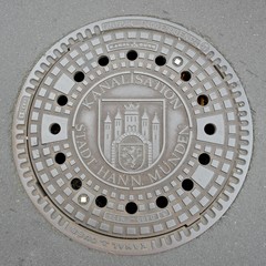 Schachtdeckel/ Gullideckel in Hannoversch Münden