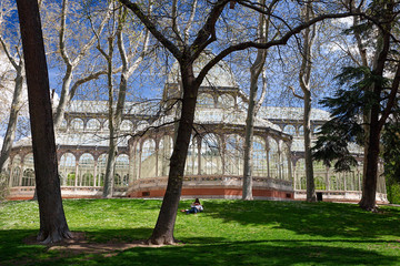 Fototapeta na wymiar Madrid, Palacio de Cristal