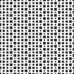 Seamless pattern - black on white squares
