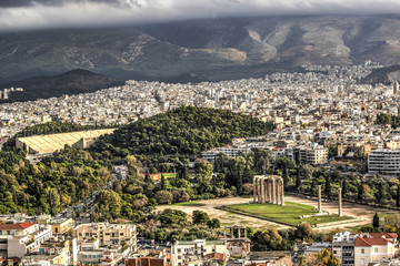 Fototapeta premium Temple of Zeus in Athens, Greece