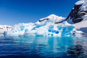 Wandcirkels plexiglas Eisberg in der Antarktis © Bloody Orange