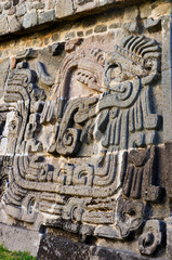 Pre-Columbian archaeological site of Xochicalco in Mexico