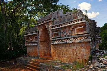 Labna  archaeological site in Yucatan Peninsula, Mexico.
