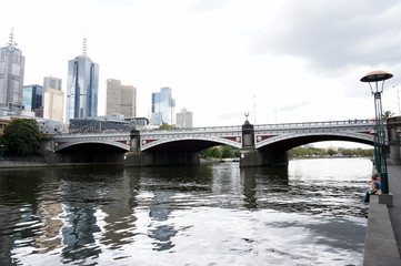 Naklejka premium Skyscrapers in Melbourne