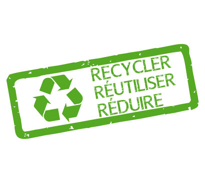 Tampon recycler, réduire, réutiliser 