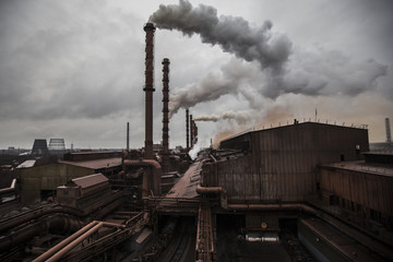 General view of the old steel plant