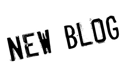 New Blog rubber stamp