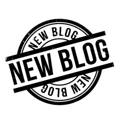New Blog rubber stamp