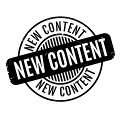 New Content rubber stamp