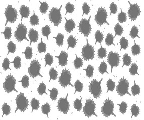gray splashes on a white background