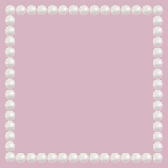 Pearl necklace frame