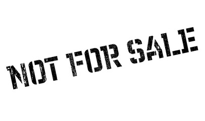 Not For Sale rubber stamp