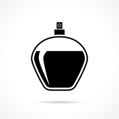 Obraz premium perfume bottle icon on white background