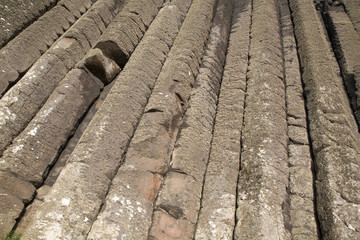 Organ Structure on Giants Causeway Coastal Footpath; County Antr
