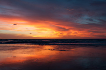 Fototapeta na wymiar Sunset at Cable Beach, Broome, Western Australia