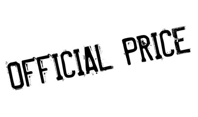 Official Price rubber stamp