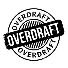 Overdraft rubber stamp