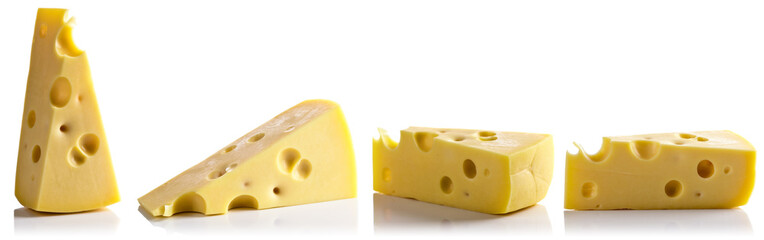  cheese isolated on white