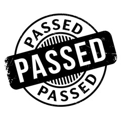 Fototapeta premium Passed rubber stamp