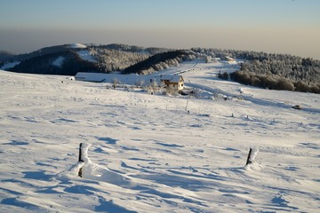 Station de ski du Ballon d'Alsace neige 