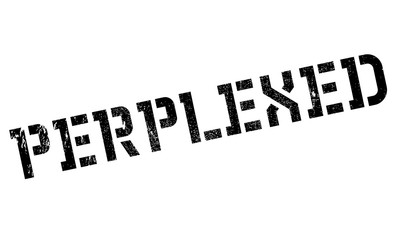 Perplexed rubber stamp