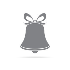 Hand bell icon. Vector illustration.