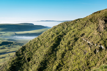 The beauty of the mountain viewed from Mam Tor, Hope Valley