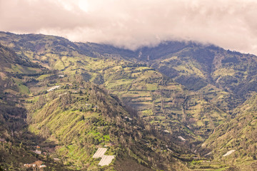 Mountain Village On A Summer Day, South America