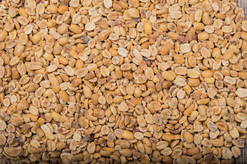 Raw peanuts background