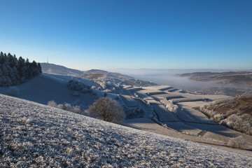 Frosty Frozen Kaiserstuhl Germany