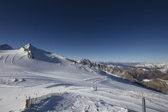 Ski Austria, glacier. Winter sports theme.