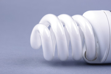 Fluorescent lamp bulb glass tube abstract