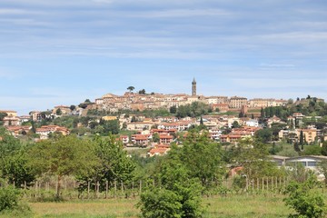 Fototapeta na wymiar Tuscany - town of Peccioli