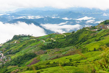 Mountain road at ( phu tubberk) in Phu Hin Rong Kla National Par