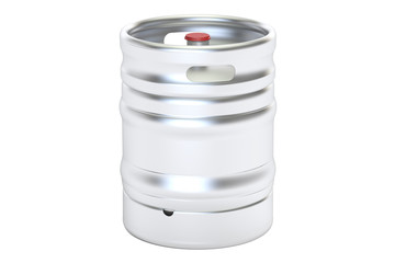 Obraz premium Beer metallic keg, 3D rendering
