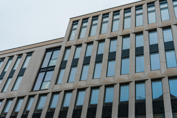 Facade of modern office building