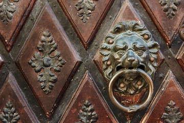 Detail of an old door