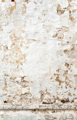Rough wall plaster.