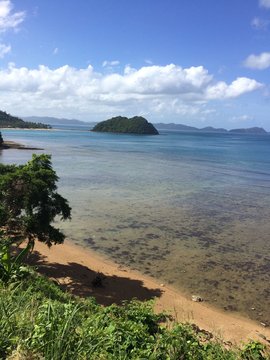 View the street at Corong Corong, El Nido, Philippines