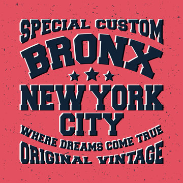 Bronx Vintage Stamp