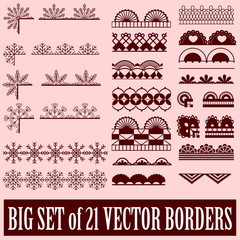 Big set of borders