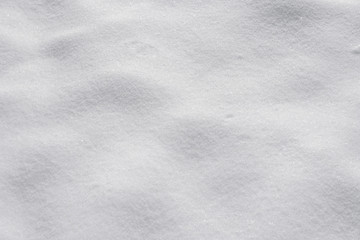 Fluffy Snow on the Ground