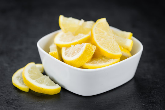 Fresh made Lemon Slices