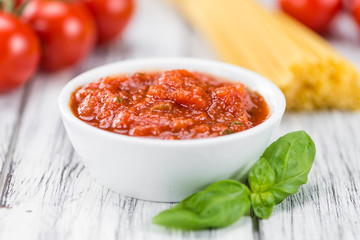 Tomato Sauce (selective focus)